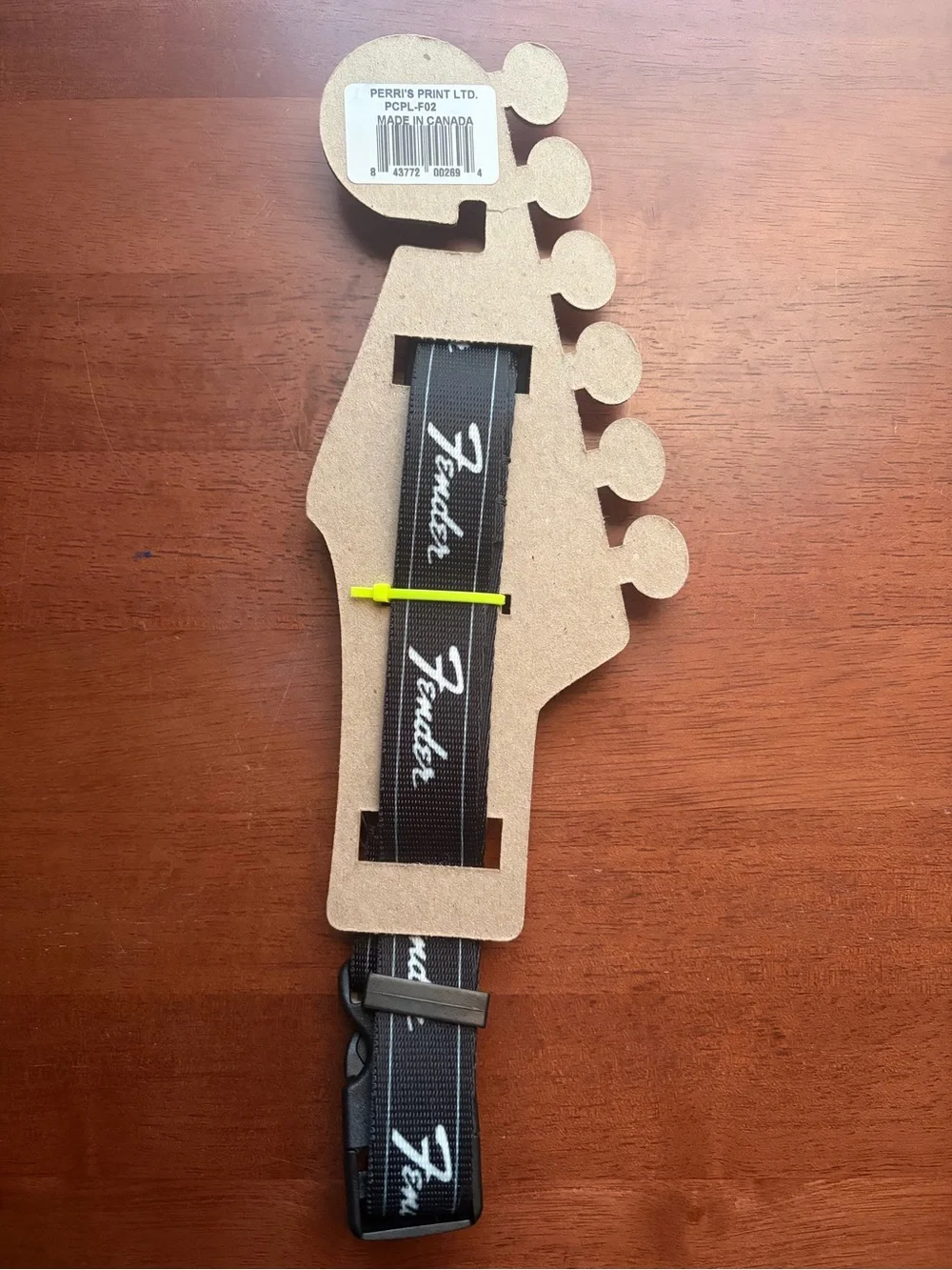Fender Black and White Logo Dog Collar